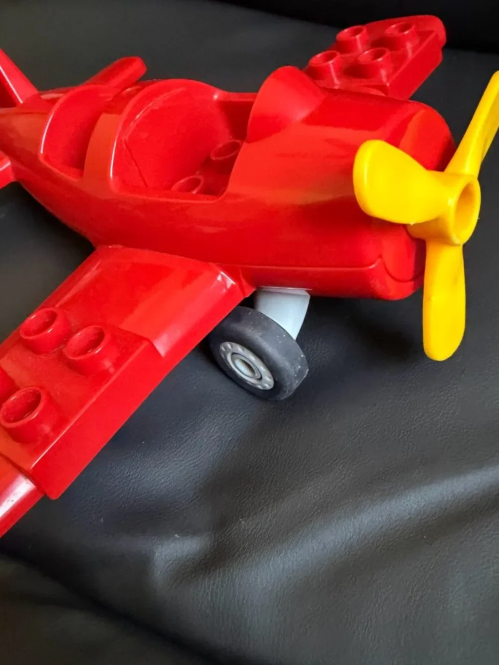 LEGO Duplo 2007 My First Plane Airplane Red, Yellow Propeller